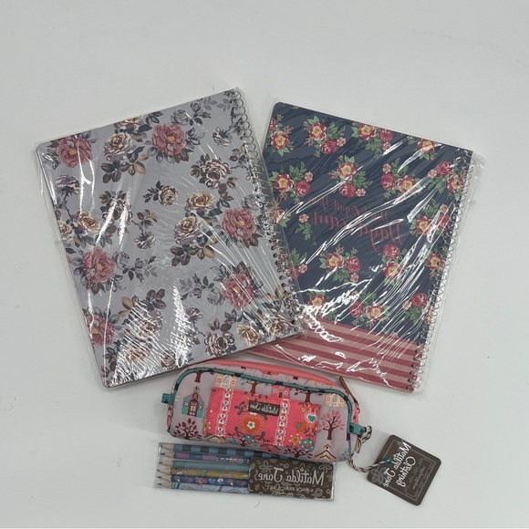 Matilda Jane Other - NWT or in package - Matilda Jane Pencil Pouch, Pencils and 2 Notebooks